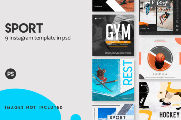 9 Sport Instagram Templates for High-Impact Marketing