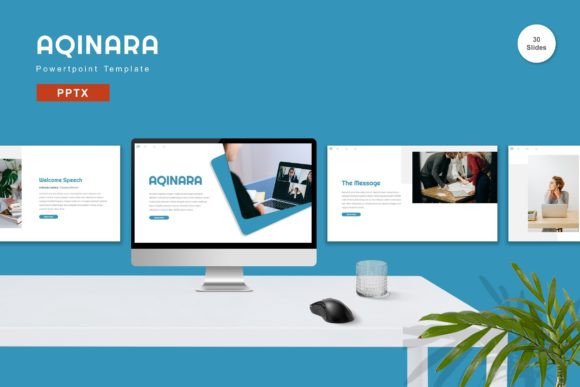 Aqinara - Powerpoint Template: Your All-in-One Presentation Solution