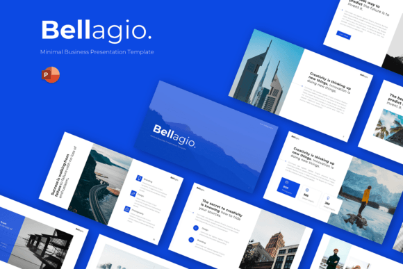 Bellagio - Minimal Business PowerPoint: A Clean, Professional Template