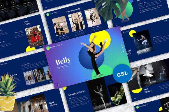 Belly - Ballet Googleslide Template: A Design Asset for Clarity