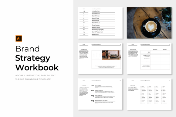 Brand Strategy Workbook Template: Your Client's Blueprint
