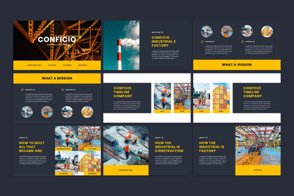 Conficio Google Slides: A Modern Template for Every Creator