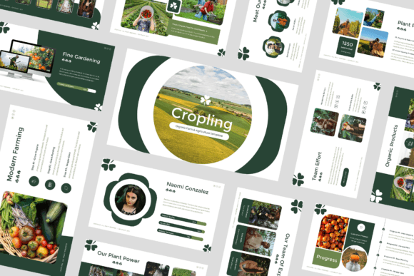 Cropling – Agriculture PowerPoint: A Template for Grounded Presentations