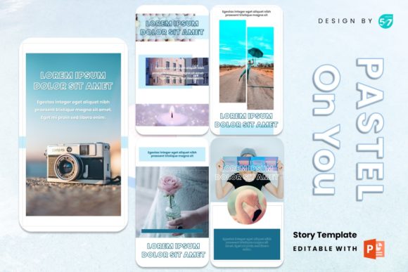 Instagram Story - Pastel on You: A Design Template for Soft, Modern Aesthetics