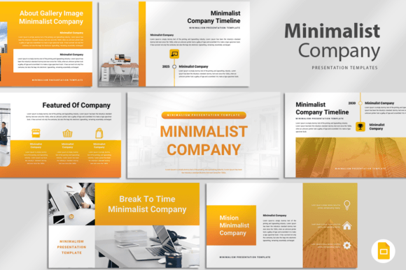 Minimalist Company Google Slides: Professional Presentation Template