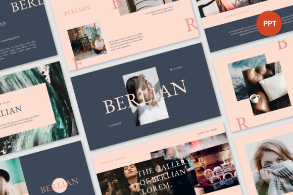 Minimalist Style Meets Function: The Fashion Lookbook PowerPoint