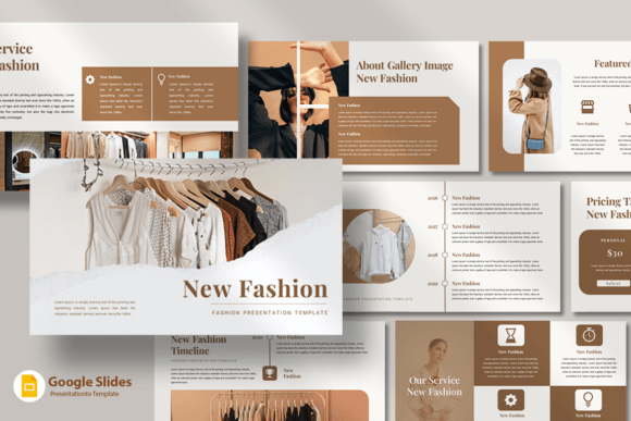 New Fashion - Google Slides Template: Your Next Go-To for Sleek Presentations