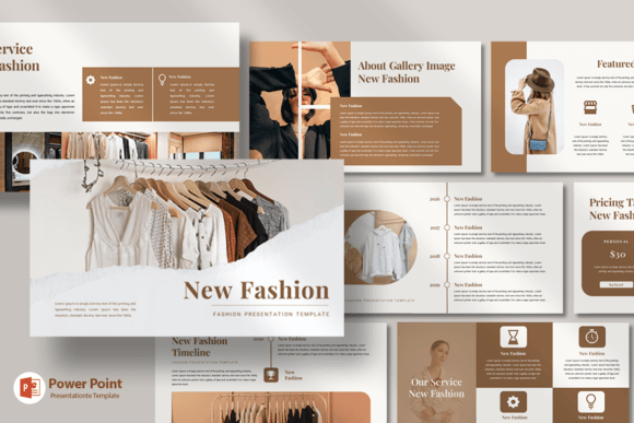 New Fashion PowerPoint Template: Your Modern Design Toolkit