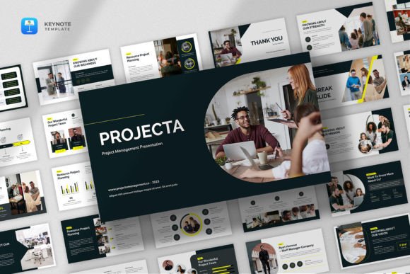 Project Management Keynote Template: A Modern, Minimalist Presentation Solution