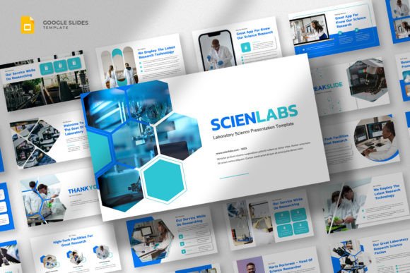 Science Lab Google Slides Template: Clean, Modern & Professional