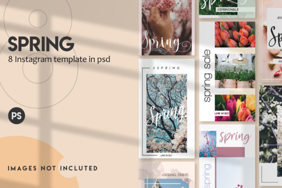 Spring Instagram Stories Template Set: Fresh Design for Your Brand