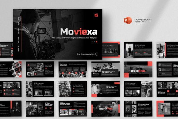 Video & Film Powerpoint Template: Cinematic Storytelling