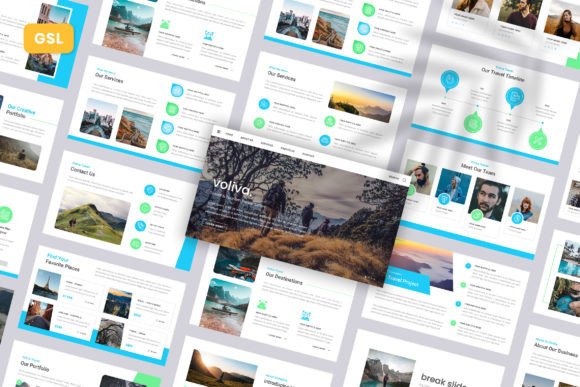 Voliva – Travel & Tourism Google Slides: A Design Toolkit for Your Next Pitch